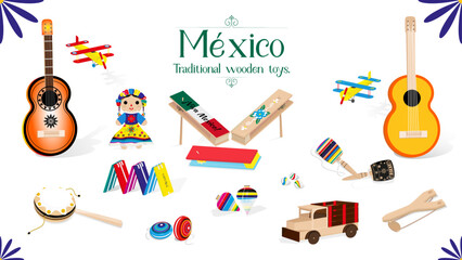 From iconic rag dolls to intricate wooden toys, each piece is a jewel that encapsulates the identity and festive spirit of Mexico.