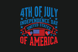 Fototapeta Na ścianę - 4th of july independence day united states of america 