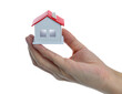 © xy - Human hand holding model house