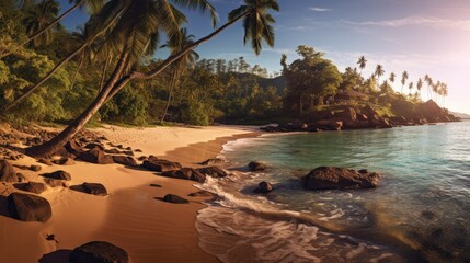 Wall Mural - Beach on a tropical island