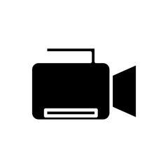 video camera glyph