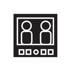 Fototapete - Camera Creative Monitor Icon
