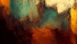 art abstract grunge background with rusted metal color, digital painting, Generative AI
