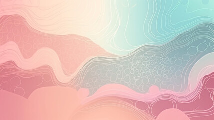 Abstract background with pastel color created with generative AI