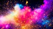 Beautiful colorful sparks, fireworks, generative ai