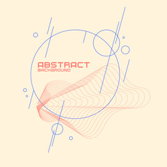 Poster - Modern backgrounds with abstract elements and dynamic shapes. Compositions of geometric shapes. Vector illustration.