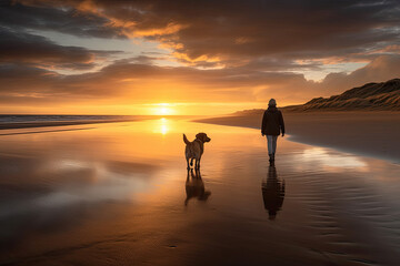 Wall Mural - Man's Best Friend