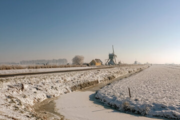 Country view in the south of the Netherlands