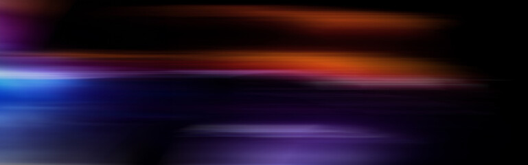 Wall Mural - Abstract light trails in the dark background