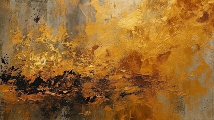 Poster - Rusty metal background. Grunge rusty metal texture. Rusty metal background generative ai