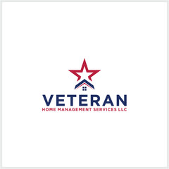 Canvas Print - veterans home logo