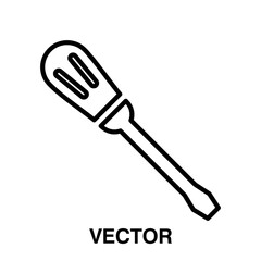 Poster - Screwdriver icon, vector illustration. vector screwdriver icon illustration isolated on white background.eps