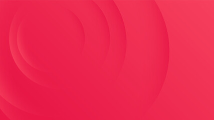 Modern Abstract Background with Motion Round Circle Wave and Red Gradient Color