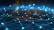 © Paul - closeup shot of Wi-Fi Mesh Networks with dot connections