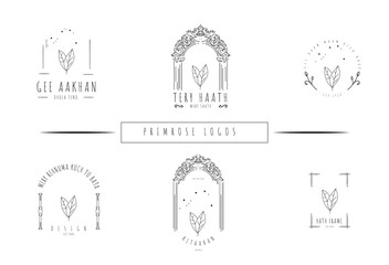  Minimal logo pack with floral and botanical elements for easy use
