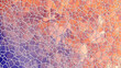 Interpretation of a Voronoi diagram background. generative AI