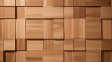 Wood Tile Flooring Illustration For Background Template. Ai Generative