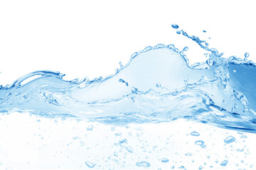  water, water splash isolated on white background, beautiful splashes a clean water