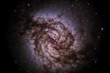 Wall Mural - photographing the intricate details of the triangulum galaxy, a spiral galaxy located in the constel