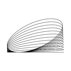 Wall Mural - set of abstract geometric shapes trending futuristic line design elements, infographic shapes. moder