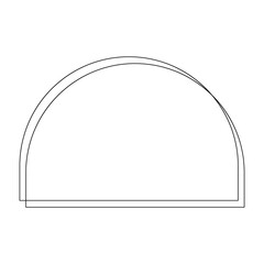Wall Mural - set of abstract geometric shapes trending futuristic line design elements, infographic shapes. moder
