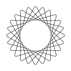 Wall Mural - set of abstract geometric shapes trending futuristic line design elements, infographic shapes. moder