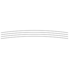Wall Mural - set of abstract geometric shapes trending futuristic line design elements, infographic shapes. moder