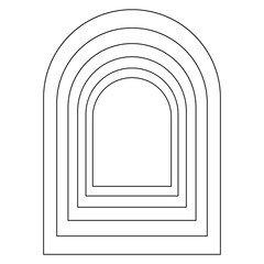 Wall Mural - set of abstract geometric shapes trending futuristic line design elements, infographic shapes. moder