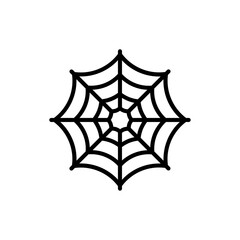 Spider web vektor simple icon