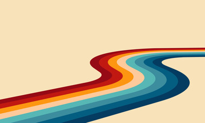 Vintage Striped Backgrounds, Posters, Banner Samples, Retro Colors from the 1970s 1980s, 70s, 80s, 90s. retro vintage 70s style stripes background poster lines. shapes vector design graphic 1980s