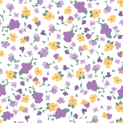 Wall Mural - seamless pattern with flowers