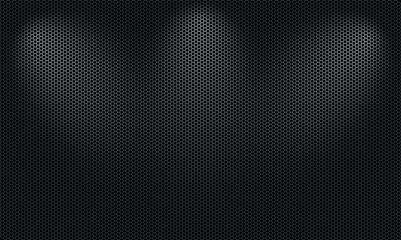 carbon fibre texture background, new technology abstract, vector illustration. hexagon dark backgrou