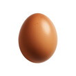 An egg on a transparent background, Generative AI
