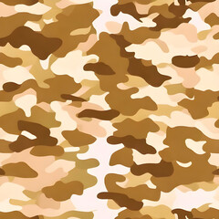 Sticker - repeating seamless pattern of camouflage coloring, generative ai