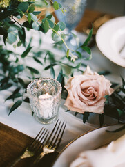 wedding table setting