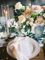 wedding table setting