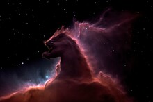 Photographing The Deep Space Object Known As The Horsehead Nebula, A Dark Cloud Of Gas And Dust That Is Part Of The Orion Molecular Cloud Complex, Generate Ai