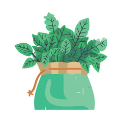 Sticker - Fresh bunch of organic plant, a perfect gift