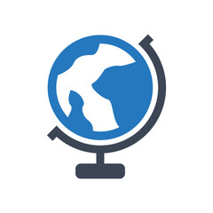 Sticker - Geography vector icon