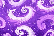  A Purple Background With Swirls And Bubbles In The Middle Of The Image Is A Purple Background With Swirls And Bubbles In The Middle Of The Image.  Generative Ai