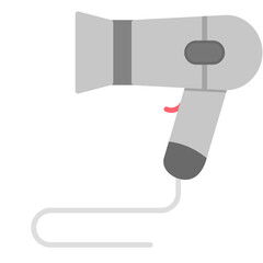 Poster - Hair Dryer Flat Icon