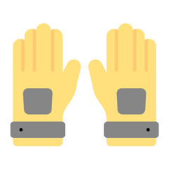 Sticker - Working Gloves Flat Icon