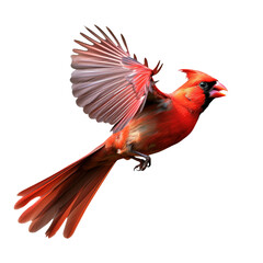 Wall Mural - northern cardinal isolated