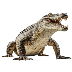 Wall Mural - Saltwater Crocodile isolated