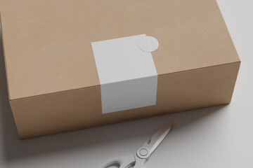 Sticker Box For Mockup 