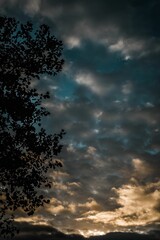 Canvas Print - View of cloudspace during sunset