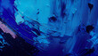 © Royalty-Free - Abstract blue art painting background. Created with Generative AI technology