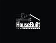 Simple House Build Design Sketch Construction Logo Design Template