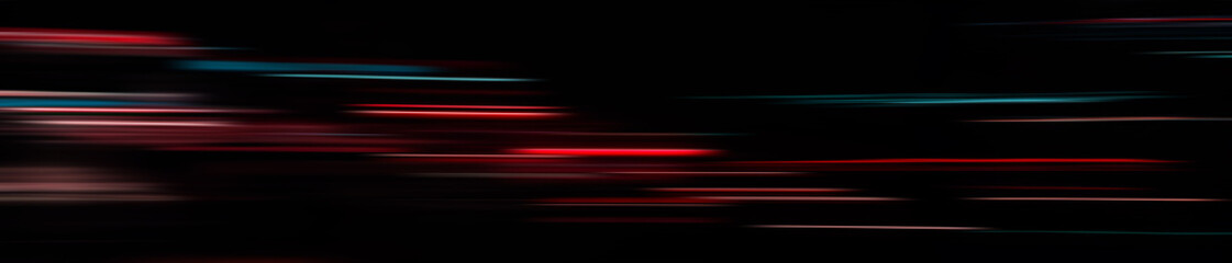 Wall Mural - Abstract light trails in the dark background