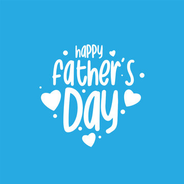 Happy Father’s Day lettering stock illustration vector